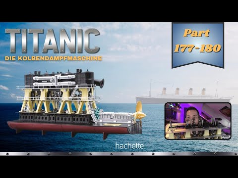 Hachette RMS TITANIC (Metal) Part 177 - 180 - Gangways and the bases of the cylinders!