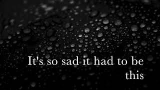 The Weeknd- Tears in the Rain LYRICS