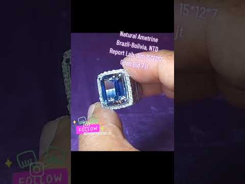VIRAL!! NATURAL AMETRINE ll Brazil Bolivia ll Choosen Gems