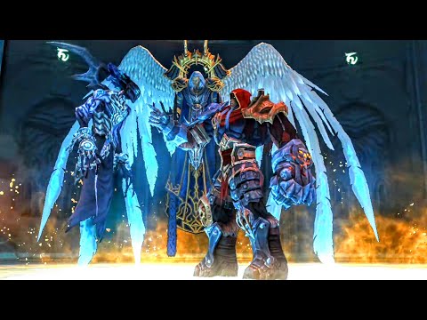War Liberates Archangel of Death Azrael Imprisoned in the Black Throne (Darksiders 1)