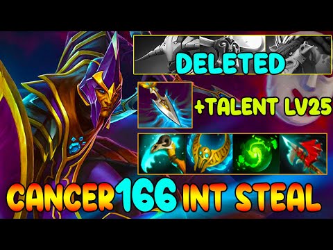 CANCER TALENT UPDATE [ Silencer ] 166 INTELLIGENT PERMANENT STEAL - DOTA 2 GAMEPLAY