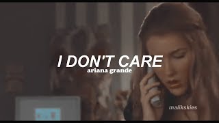 Ariana Grande - I Don&#39;t Care (Traducida al español)