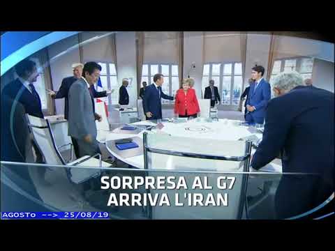 TITOLi del TG1-sera 25 agosto 2019 - domenica