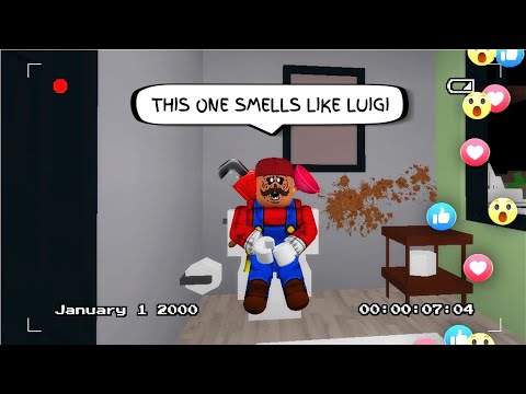 Mario's Viral Video 😅💩 / ROBLOX Brookhaven 🏡RP - FUNNY MOMENTS