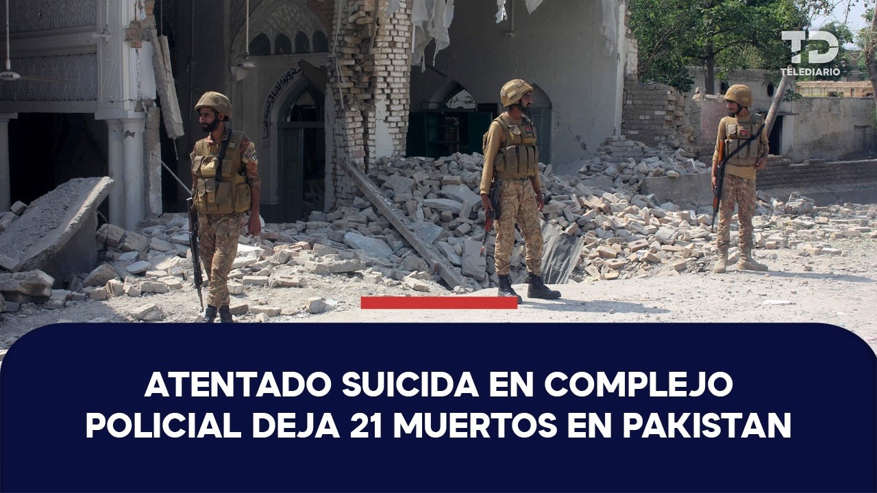 Atentado suicida en un complejo policial de Pakistán deja al menos 16 muertos y 30 heridos