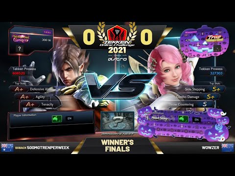 GOBACK 500MGTren (Lars) vs Wowzer (Alisa/Noctis) TOC Oceania Regional Finals: Winners Finals