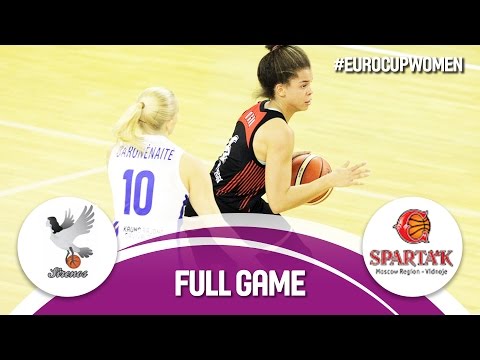 Hoptrans-Sirenos (LTU) v Sparta&k M.R. Vidnoje (RUS) - Full Game - EuroCup Women 2016/17