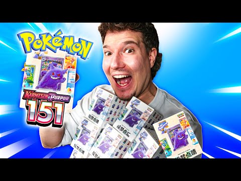 I'm opening the NEW Pokémon 151 figure boxes!
