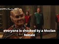 the orville | everyone is shocked as they meet a moclan female