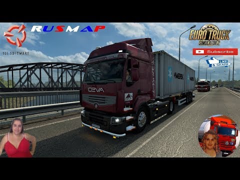Euro Truck Simulator 2 (1.37) Renault Premium RusMap 2.1 REGION V1.1.0.0 + DLC's & Mods
