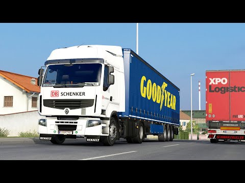 ETS2 1.35 ProMods 2.41 Renault Premium  Limoges - La Rochelle
