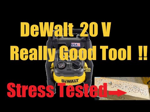 DeWalt 20v Compressor Awesome! Dewalt did It Again!