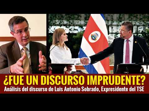 Analysis of the speech of the former President of the Supreme Electoral Tribunal and criticism of...