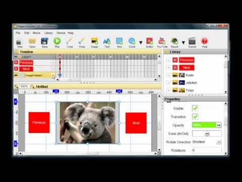Using the image viewer to create slideshows