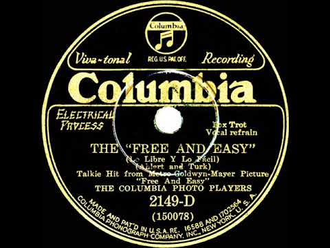 1930 Ben Selvin (as ‘Columbia Photo Players’) - The “Free And Easy” (Eddie Walters, vocal)