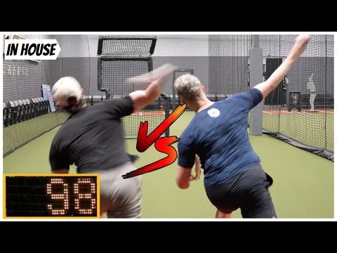 Coach vs D1 Pitcher | Upper 90s Mound Velo Day