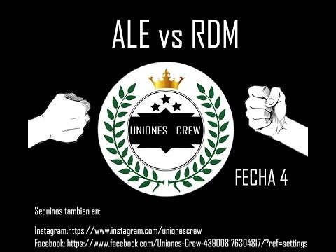 ALE VS RDM | 8avos de final | 4ta FECHA UNIONES