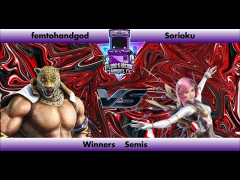 Flynn's Arcade 047 Winners Semis - femtohandgod (King) Vs Sorioku (Alisa) Tekken 7 Tournament FGC