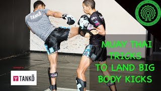 Tricks to land BIG body kicks