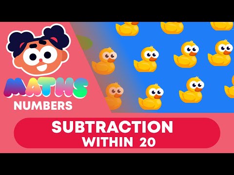 Subtraction within 20 | Subtraction | Numbers|  Maths | FuseSchool Kids