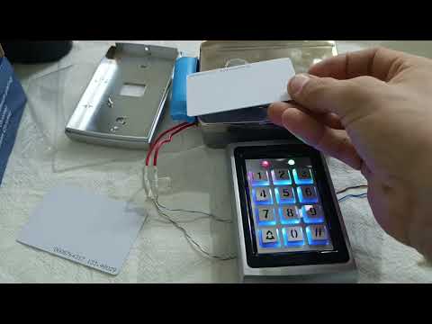 Подключение и программирование кодовой панели