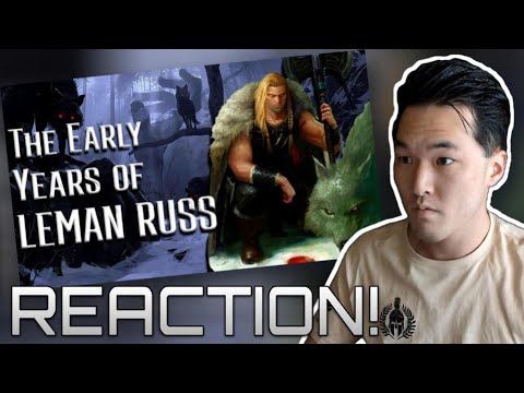 the Early Years of LEMAN RUSS - Space Wolves Lore Reaction! | Warrior Tier