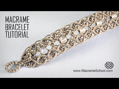 Macramé Double Wave Bracelet Beautiful Blue Danube by Strauss