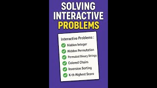 Download the video "CSES INTERACTIVE PROBLEMS SOLUTIONS :"