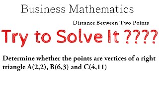 Download the video "Show that three points with given position vectors form the vertices of a right angled triangle"