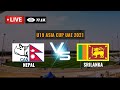 Nepal U19 vs Sri Lanka U19 Live | ACC U-19 Asia Cup 2021