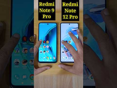 Redmi Note 12 Pro vs Redmi Note 9 Pro Speed Test Comparison | #shorts