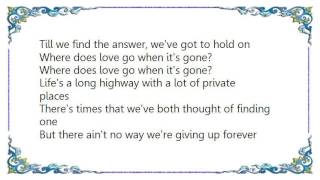 Waylon Jennings - Where Does Love Go Lyrics