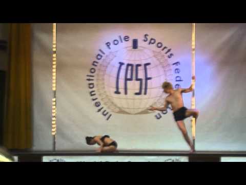 Masayo Okamoto and Kazuya Naka - Doubles THIRD Place - World Pole Sports Championship 2012