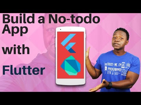 Flutter, Dart Android and iOS - Build a No-Todo App - Part 9