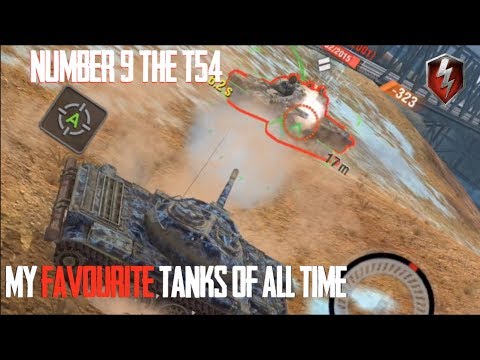 T-54 NUMBER 9 : FAVOURITE TANKS OF ALL TIME WORLD OF TANKS BLITZ