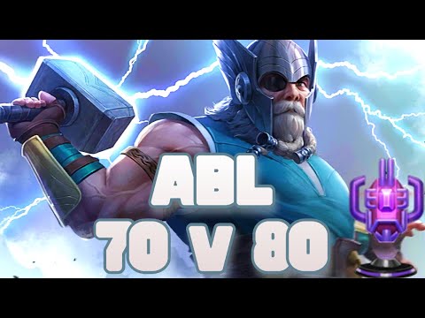 ODIN ABL TEST - LEVEL 70 V 80 | Marvel Future Fight