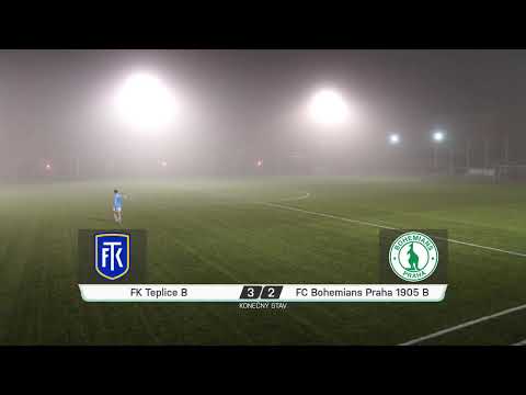 ZÁZNAM | FK Teplice B - Bohemians Praha 1905 B
