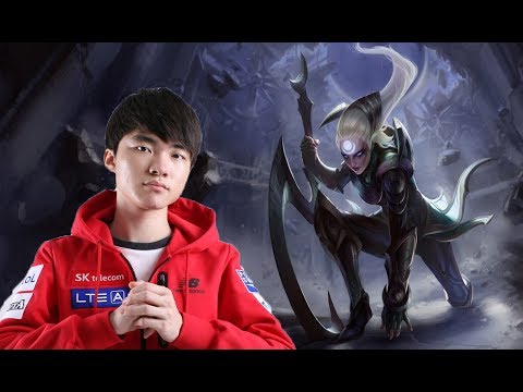 SKT Faker as Diana vs Kassadin mid S7  Ranked gameplay ( duo with Huni )