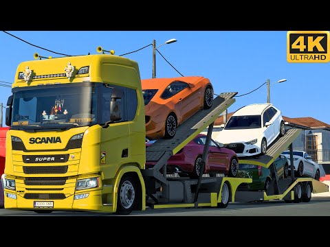 [TS-PC] ETS2 4K | ROAD TO ASIA | SCANIA R500 | SHARLAVUK 🇹🇲 - KONYE-URGENCH 🇹🇲