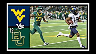 West Virginia Freshman WR Winston Wright Returns A Kickoff 95 Yards For A TD