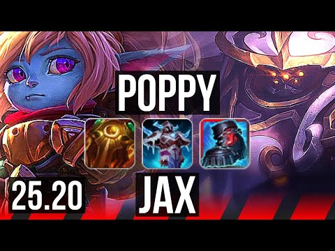 POPPY vs JAX (TOP) | 5/0/8, 600+ games | KR Master | 25.20