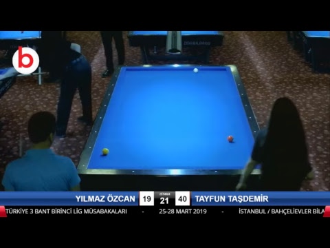 YILMAZ ÖZCAN & TAYFUN TAŞDEMİR Bilardo Maçı - 2019 - TÜRKİYE 1.LİGİ-YARI FİNAL