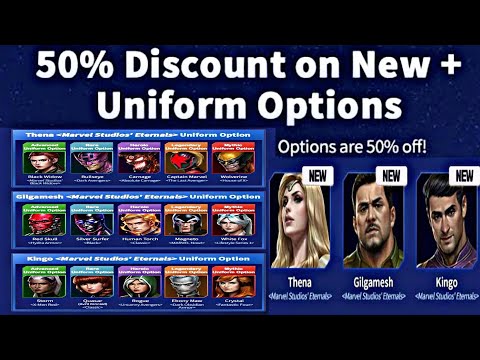 50% Uniform Discount Event Guide On November 2021 And Advice On Useful Uniform - Marvel Future Fight