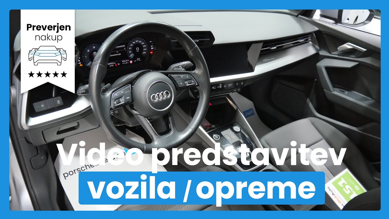 Audi A3 35 TDI - DIG.ŠTEVCI - ACC - APP CONNECT - DAB