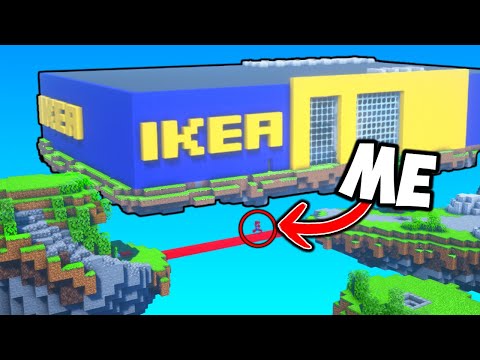 Building CRAZY Giant IKEA in Minecraft!