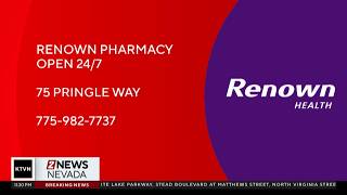 Renown Health pharmacy open 24-7 for those who may have left their medication while evacuating