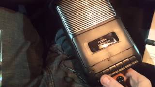 Video thumbnail for Onn cassette  recorder. Still get today as of 2.1 .2016 by matt New Haven model R.R