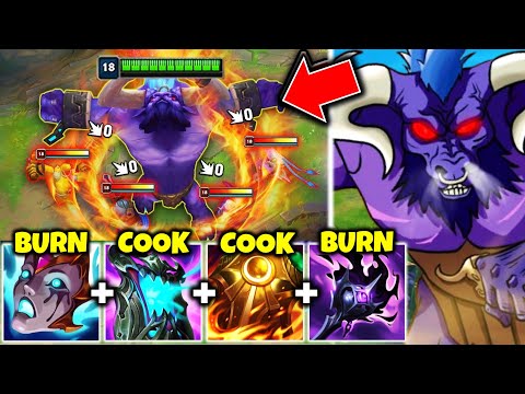 Alistar but I'm a walking MICROWAVE that cooks everyone around me (ROAST BEEF BUILD)