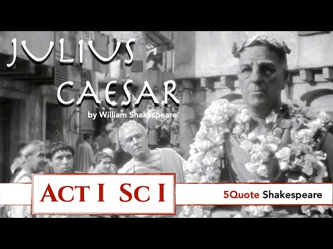 Julius Caesar Act 1 Sc 1 Close Reading Analysis