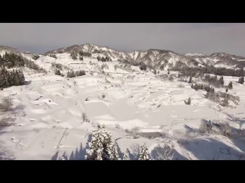 【NIIGATA-SORADORI】星峠棚田の雪景色